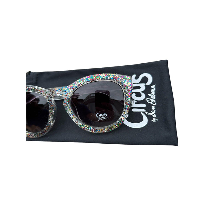 Circus by Sam Edelman Sunglasses Circus NY by Sam Edelman Women's Glitter Cat Eye Sunglasses 60mm Protection