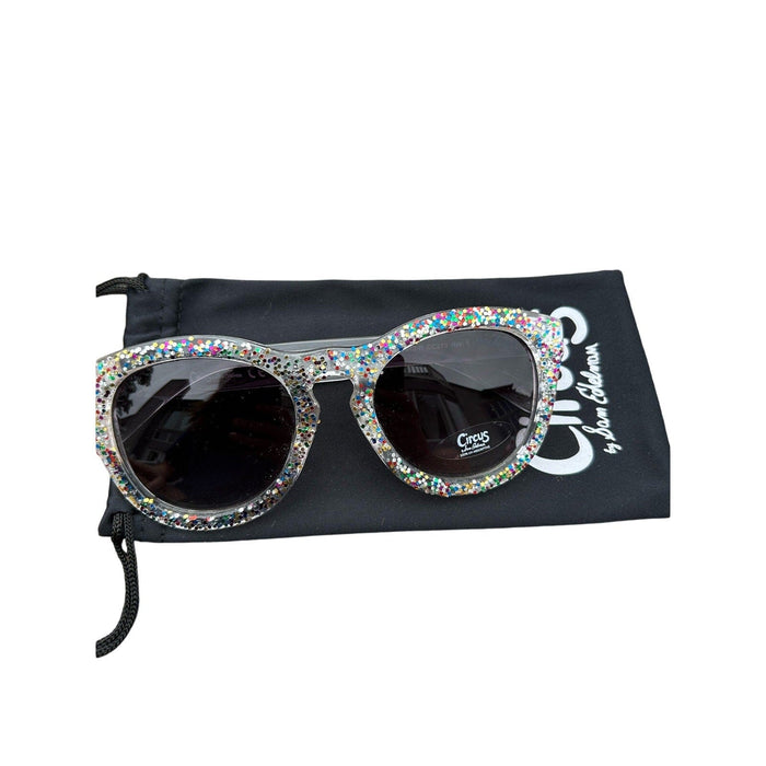 Circus by Sam Edelman Sunglasses Circus NY by Sam Edelman Women's Glitter Cat Eye Sunglasses 60mm Protection