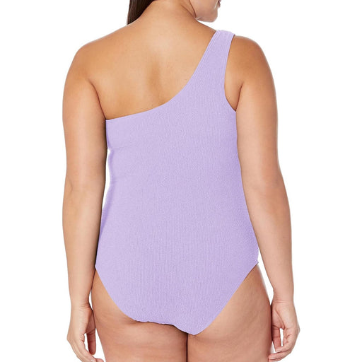 City Chic Medium / Purple City Chic Women's Izzy One Shoulder One Piece Swimsuit Sz M * Wom1114