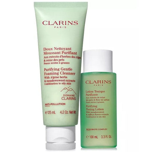 Clarins Clarins 2-Pc. Limited-Edition Purifying Cleansing Set, Cleanser & Toner