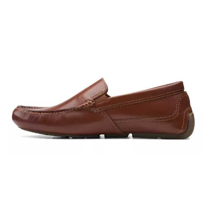 Clarks 12 / Brown Clarks Men's Markman Plain Loafer, Tan Leather, Size 12