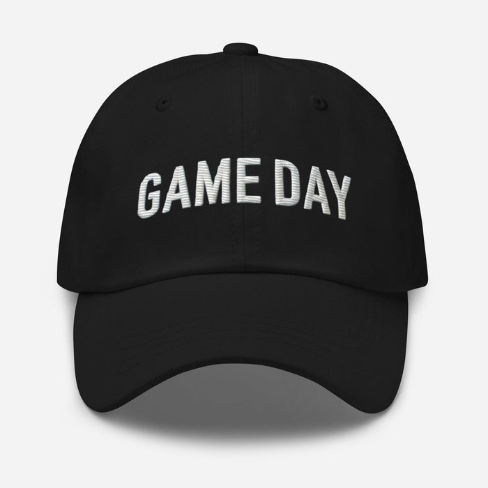 Embroidered Game Day Low-Profile Dad Hat – Adjustable Strap & Curved Visor