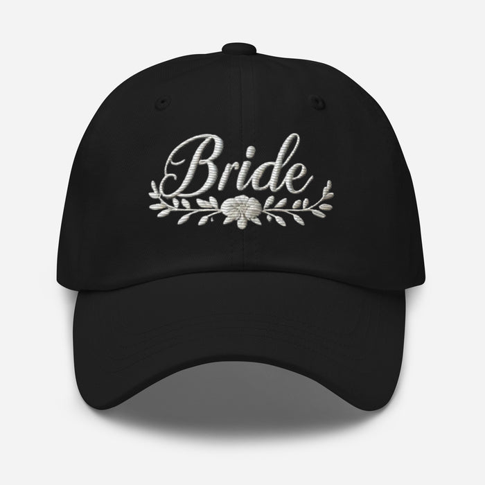 Trendy Bride Dad Hat: Chic Adjustable Low-Profile Design for Every Brides Special Occasion Bridal Gift