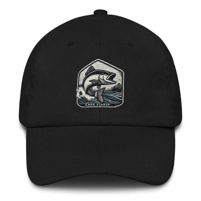 Embroidered Gone Fishin' Dad Hat: Essential Casual Wear for the Avid Angler Fishing Gift Fisherman Hat Great Gift Idea