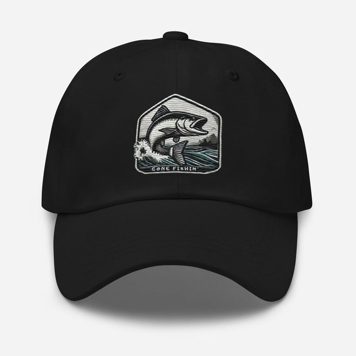 Embroidered Gone Fishin' Dad Hat: Essential Casual Wear for the Avid Angler Fishing Gift Fisherman Hat Great Gift Idea