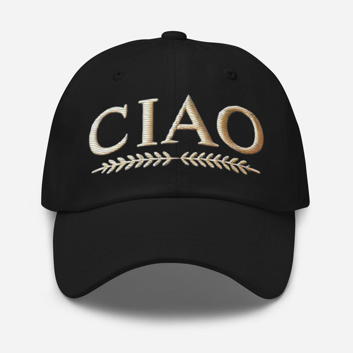 Embroidered Stylish CIAO Classic Dad Hat Womens Hat Destination Hat Travel