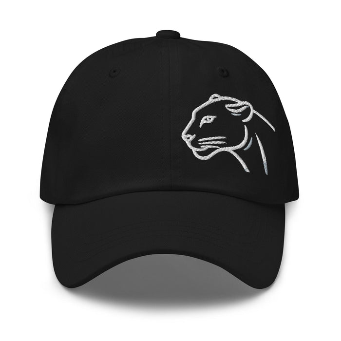 Embroidered Panther Dad Hat, Low Profile Adjustable Cotton Cap Baseball Cap Wildlife Hat Great Gift Idea