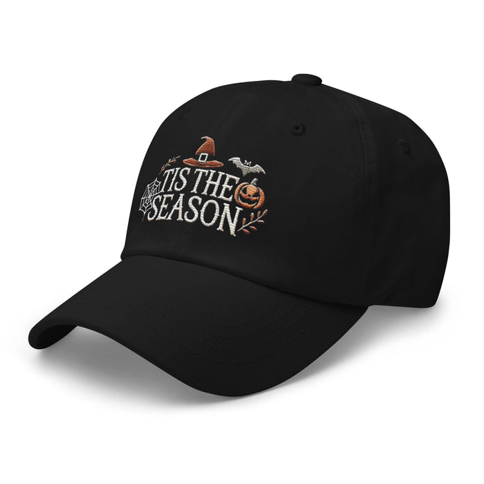 Embroidered Halloween Spooky Season Dad Hat: Low-Profile, Adjustable Strap, Curved Visor Halloween Hat Great Gift Idea