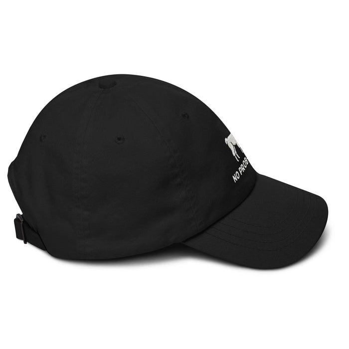 Embroidered "No Prob-Llama" Llama Dad Hat – Low Profile, Adjustable Strap & Curved Visor