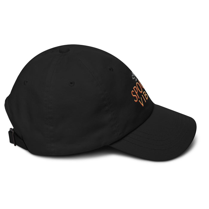 Get Into the Halloween Spirit Embroidered Spooky Vibes Dad Hat Great Gift Stylish Trendy HatDad hat