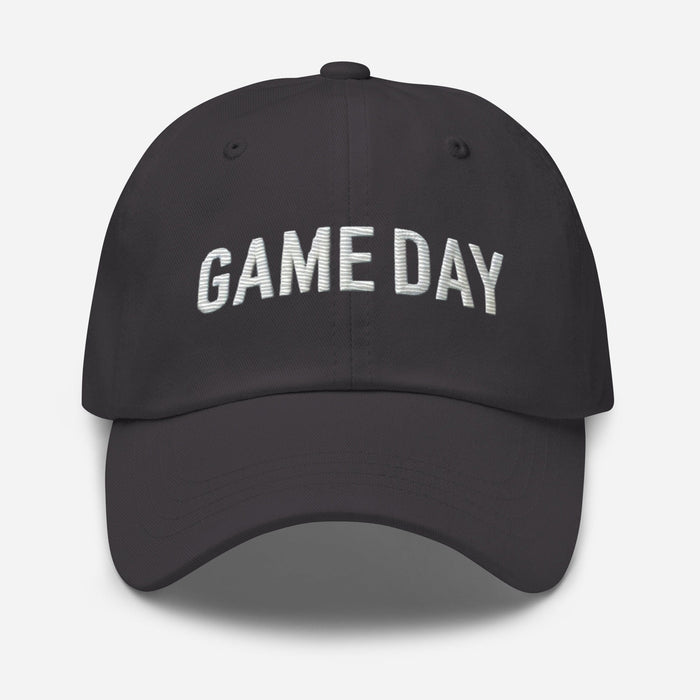 Embroidered Game Day Low-Profile Dad Hat – Adjustable Strap & Curved Visor