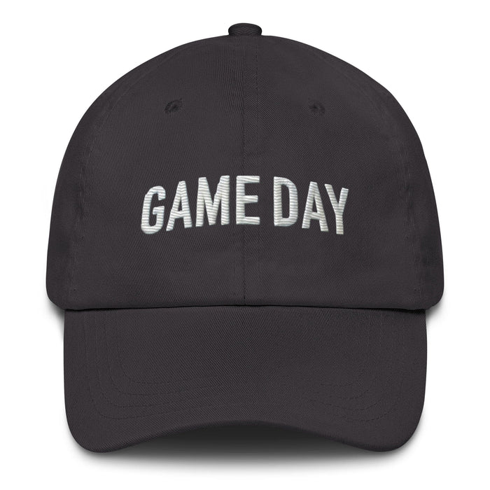 Embroidered Game Day Low-Profile Dad Hat – Adjustable Strap & Curved Visor