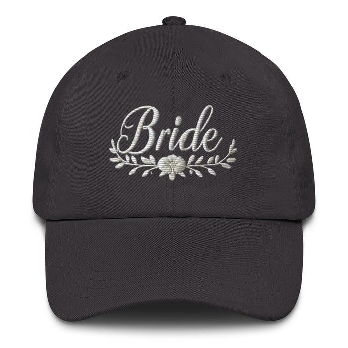 Trendy Bride Dad Hat: Chic Adjustable Low-Profile Design for Every Brides Special Occasion Bridal Gift