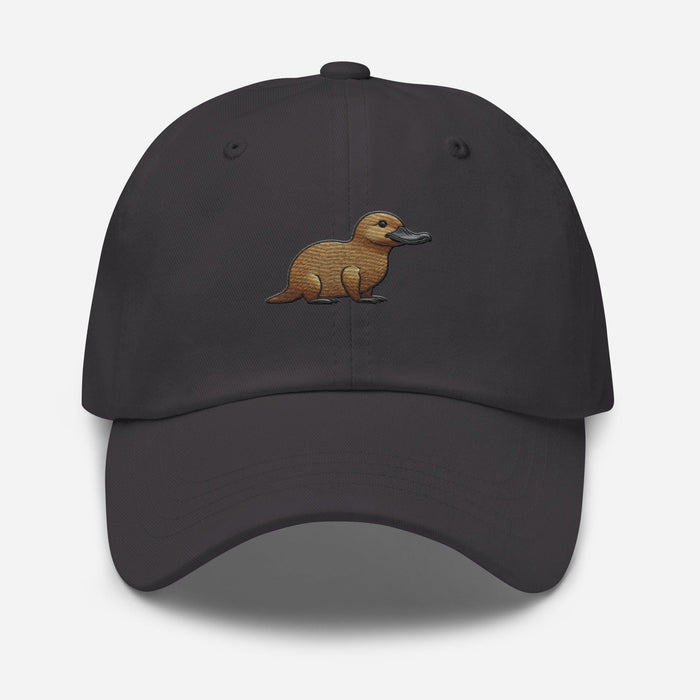 Embroidered Playful Platypus Dad Hat Unique Style Accessory WIldlife Camping Hiking Great Outdoors Great Gift