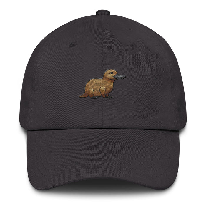 Embroidered Playful Platypus Dad Hat Unique Style Accessory WIldlife Camping Hiking Great Outdoors Great Gift