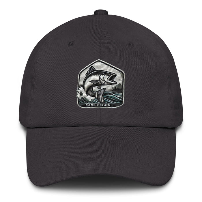 Embroidered Gone Fishin' Dad Hat: Essential Casual Wear for the Avid Angler Fishing Gift Fisherman Hat Great Gift Idea