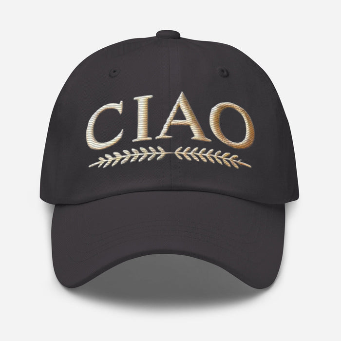 Embroidered Stylish CIAO Classic Dad Hat Womens Hat Destination Hat Travel