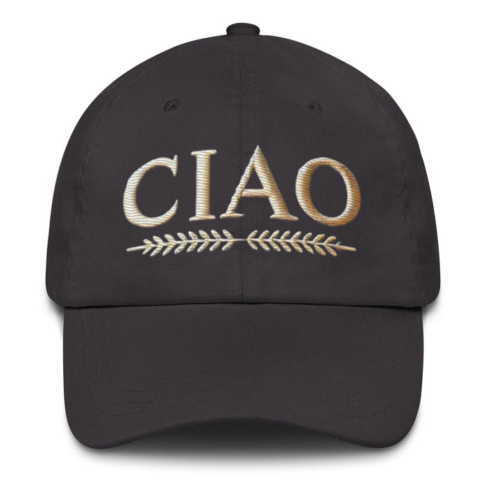 Embroidered Stylish CIAO Classic Dad Hat Womens Hat Destination Hat Travel