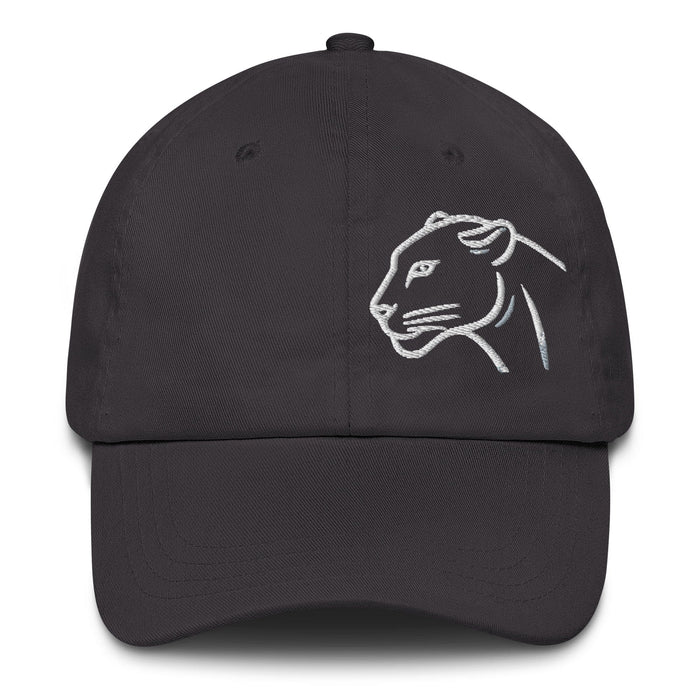 Embroidered Panther Dad Hat, Low Profile Adjustable Cotton Cap Baseball Cap Wildlife Hat Great Gift Idea