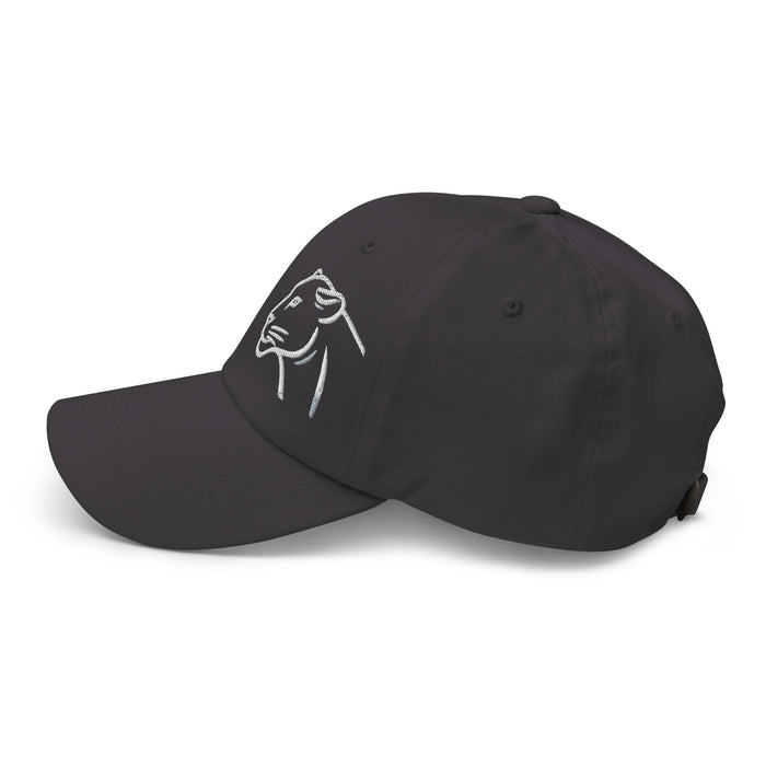 Black Panther Embroidered Low Profile Adjustable Dad hat. Cotton