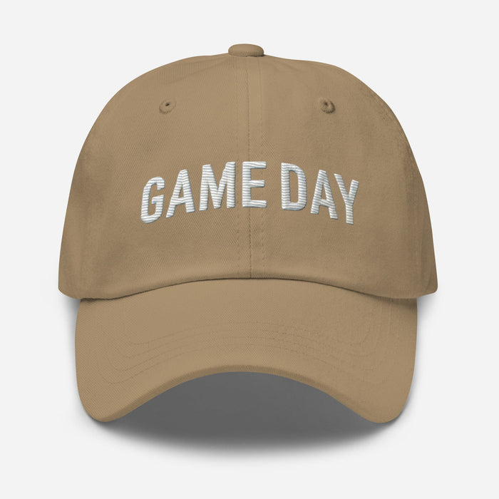 Embroidered Game Day Low-Profile Dad Hat – Adjustable Strap & Curved Visor