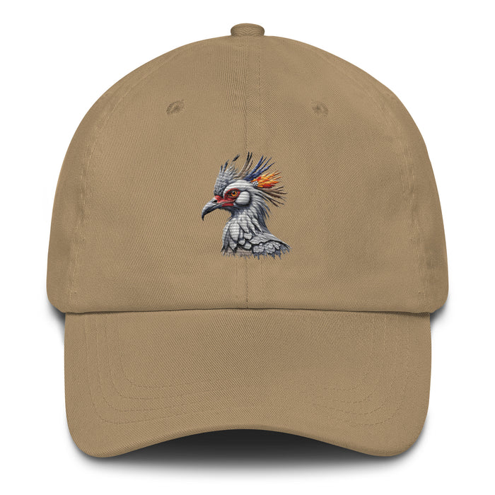 Stylish Secretary Bird Embroidered Unisex Hat- Bird lovers