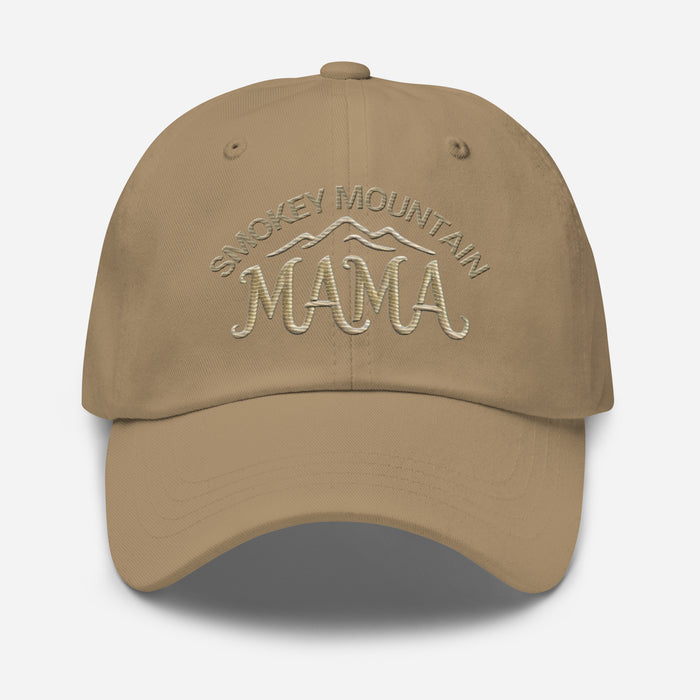 Smokey Mountain Mama Embroidered Dad Hat - Trendy Outdoors Inspired Style