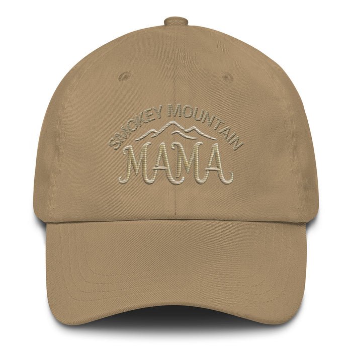 Smokey Mountain Mama Embroidered Dad Hat - Trendy Outdoors Inspired Style