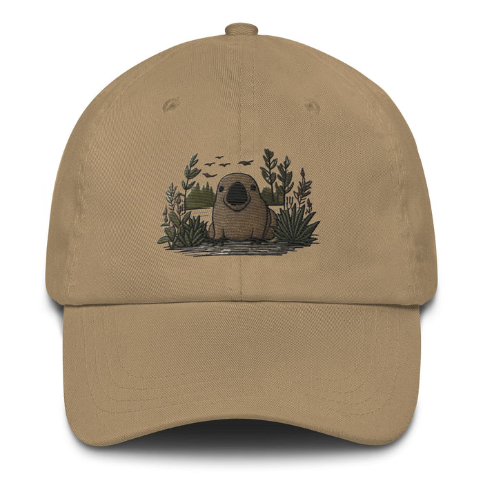 Embroidered Playful Australian Platypus Unique Style Accessory Great Gift Idea Outdoor Adventure Dad hat