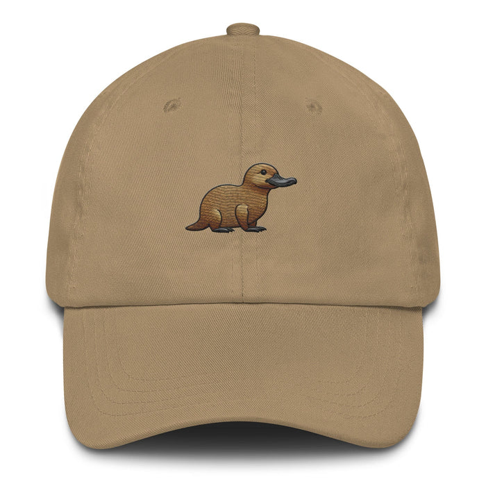 Embroidered Playful Platypus Dad Hat Unique Style Accessory WIldlife Camping Hiking Great Outdoors Great Gift