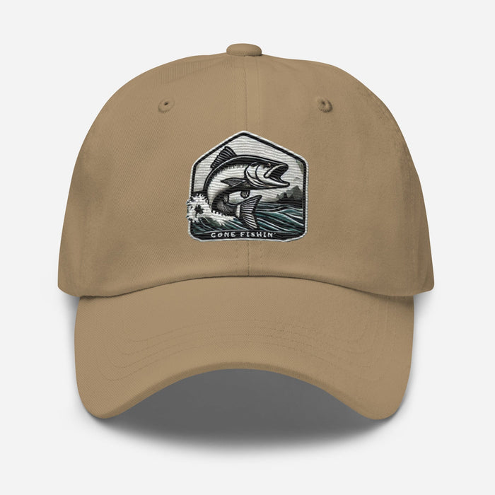 Embroidered Gone Fishin' Dad Hat: Essential Casual Wear for the Avid Angler Fishing Gift Fisherman Hat Great Gift Idea