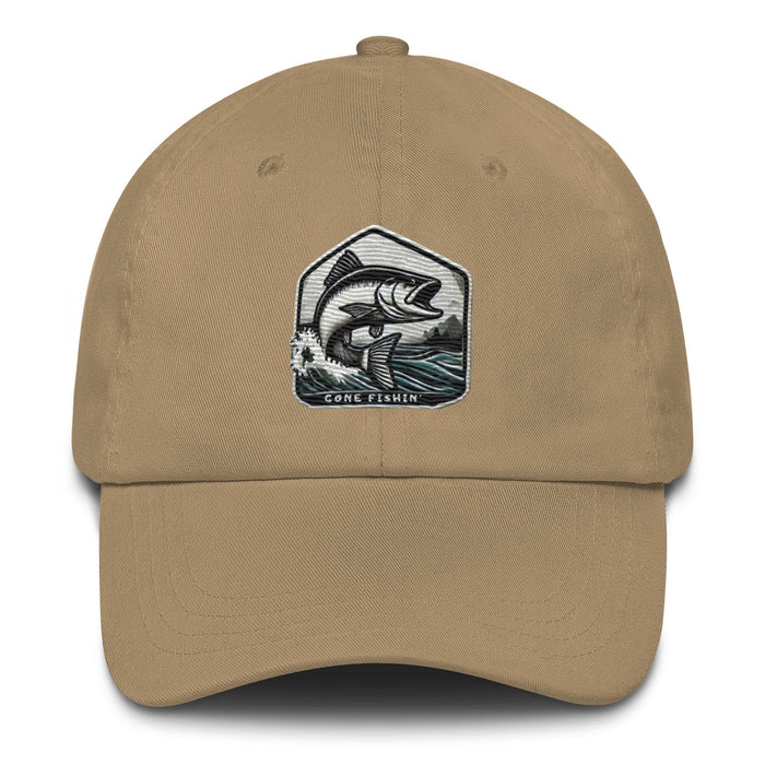 Embroidered Gone Fishin' Dad Hat: Essential Casual Wear for the Avid Angler Fishing Gift Fisherman Hat Great Gift Idea