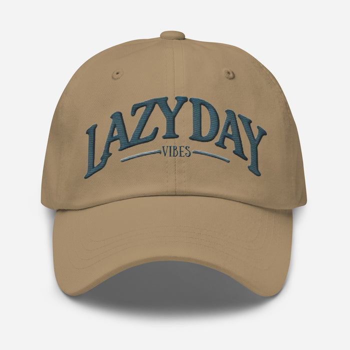 Lazy Day Vibes Embroidered Dad Hat Laid Back Casual Hat Great Gift Idea Homebody Hat