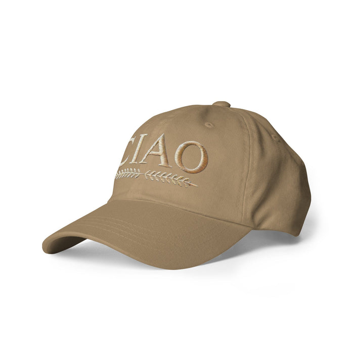 Embroidered Stylish CIAO Classic Dad Hat Womens Hat Destination Hat Travel