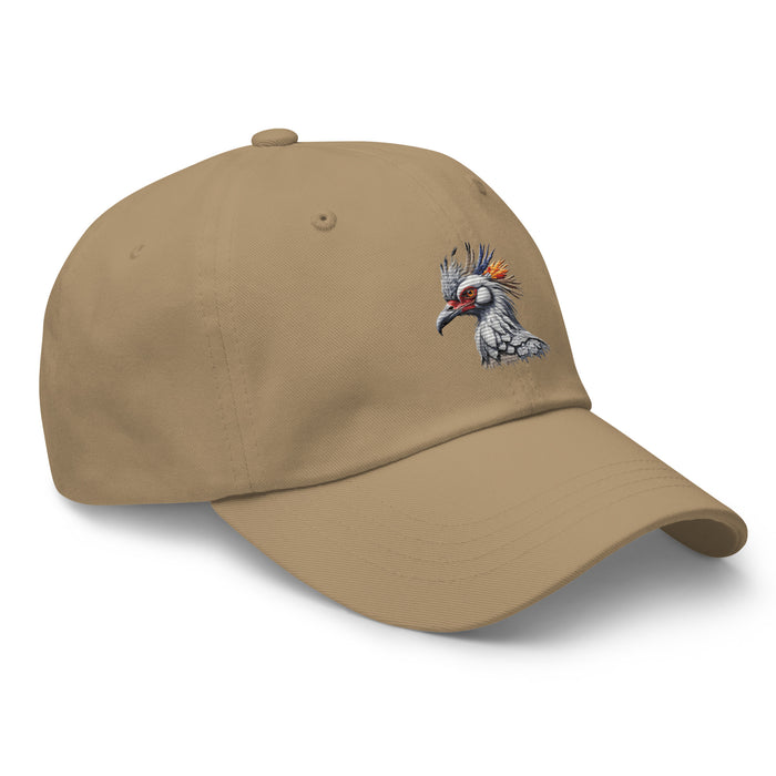 Stylish Secretary Bird Embroidered Unisex Hat- Bird lovers