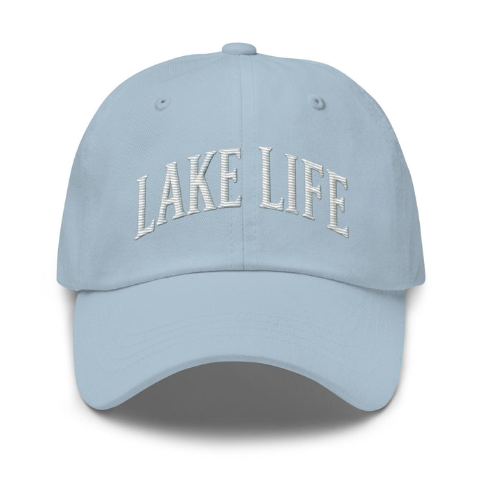 Embroidered "Lake Life" Dad Hat – Low Profile, Adjustable Strap Mens Gift Womens Gift