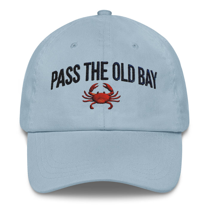 Old Bay Embroidered Dad Hat - Low Profile, Adjustable Strap, Comfortable Fit Great Gift Maryland Chesapeake Bay