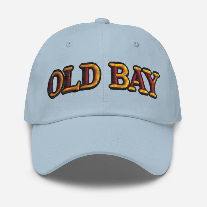 Old Bay Embroidered Dad Hat - Low Profile, Adjustable Strap, Comfortable Fit Great Gift Maryland Chesapeake Bay