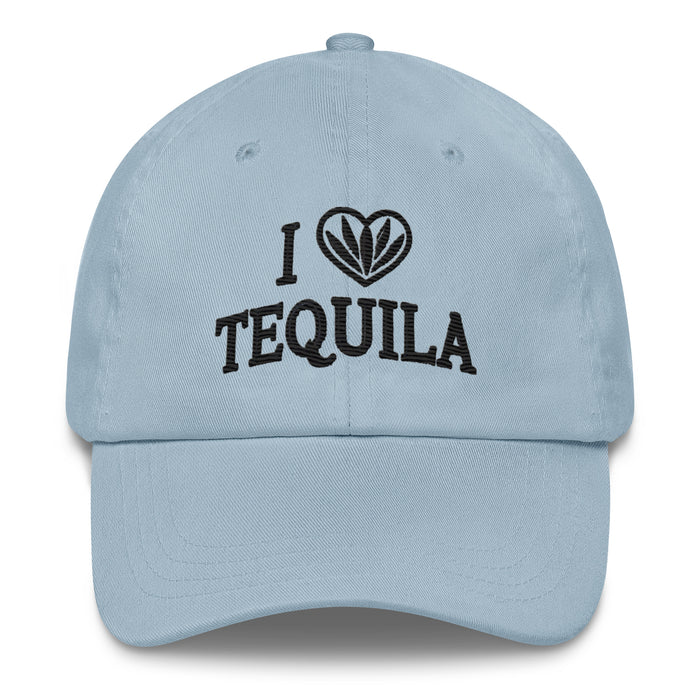 I Love Tequila Embroidered Dad Hat: Low-Profile, Adjustable & Comfortable Party Hat Great Gift Idea