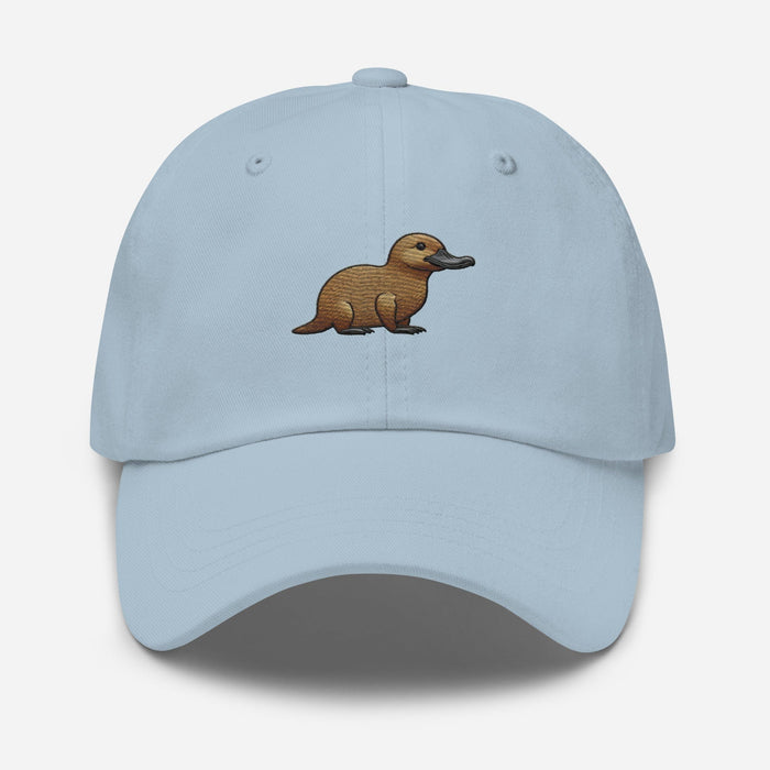 Embroidered Playful Platypus Dad Hat Unique Style Accessory WIldlife Camping Hiking Great Outdoors Great Gift