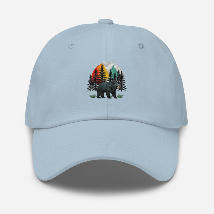 Forest Guardian Black Bear Dad Hat Adjustable Low Profile Design Womens Hat Mens Hat  Great Gift Camping Hiking