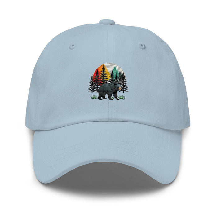 Forest Guardian Black Bear Dad Hat Adjustable Low Profile Design Womens Hat Mens Hat  Great Gift Camping Hiking