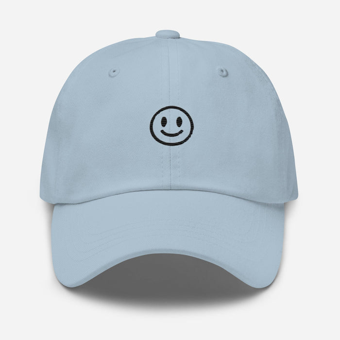 Embroidered Smiley Face Dad Hat – Fun and Stylish for Everyone!