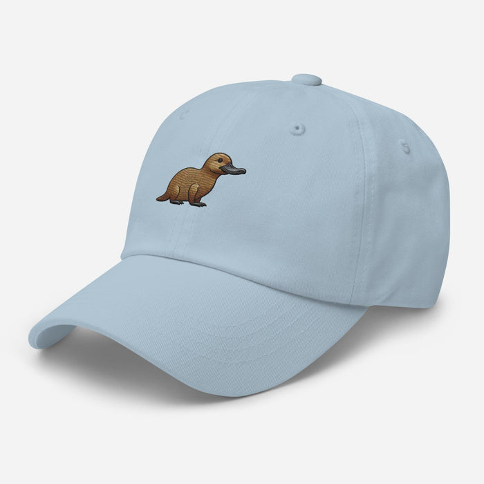 Embroidered Playful Platypus Dad Hat Unique Style Accessory WIldlife Camping Hiking Great Outdoors Great Gift