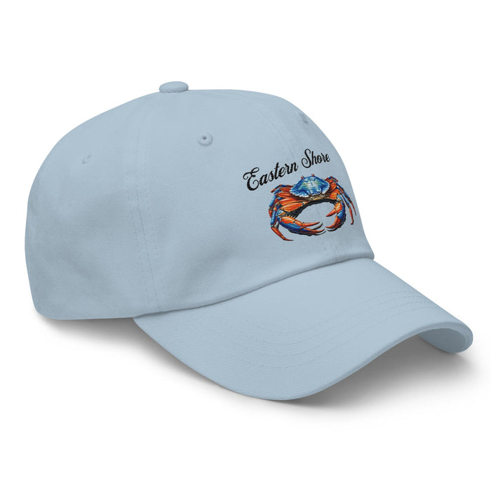 Eastern Shore Blue Crab Embroidered Hat. Coastal inspired Cap for Seafood Lovers