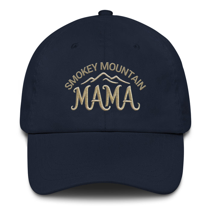 Smokey Mountain Mama Embroidered Dad Hat - Trendy Outdoors Inspired Style