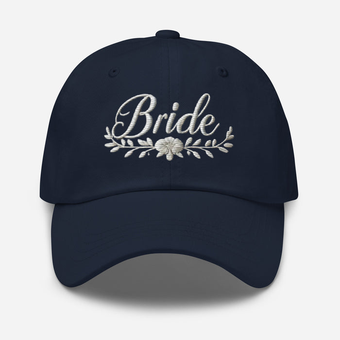 Trendy Bride Dad Hat: Chic Adjustable Low-Profile Design for Every Brides Special Occasion Bridal Gift