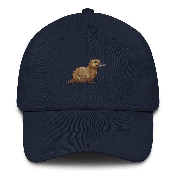 Embroidered Playful Platypus Dad Hat Unique Style Accessory WIldlife Camping Hiking Great Outdoors Great Gift