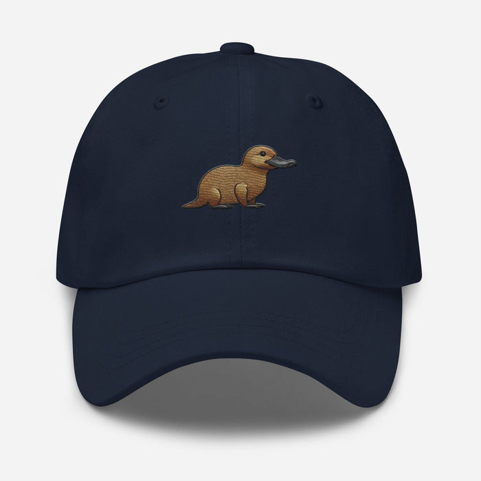 Embroidered Playful Platypus Dad Hat Unique Style Accessory WIldlife Camping Hiking Great Outdoors Great Gift