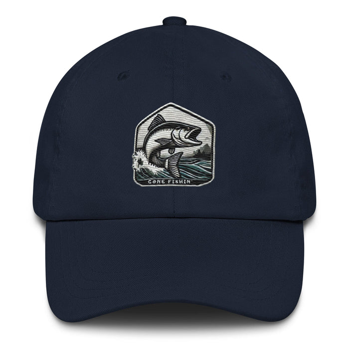 Embroidered Gone Fishin' Dad Hat: Essential Casual Wear for the Avid Angler Fishing Gift Fisherman Hat Great Gift Idea